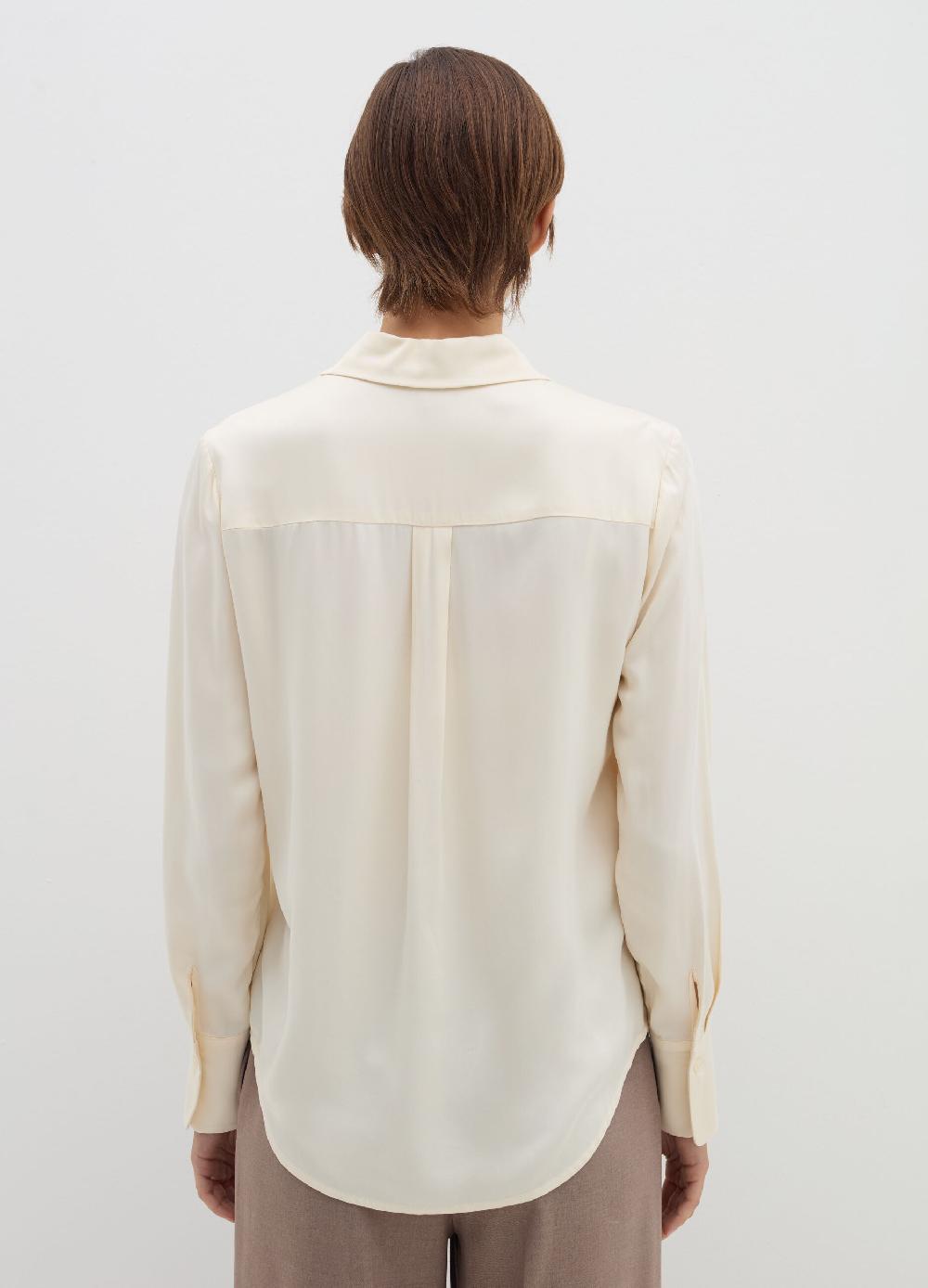Stefanel Camicia in seta effetto satin Saldi