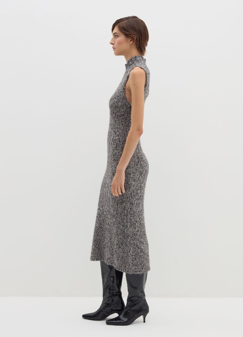 Stefanel Vestito lungo in maglia effetto mouline Black Friday