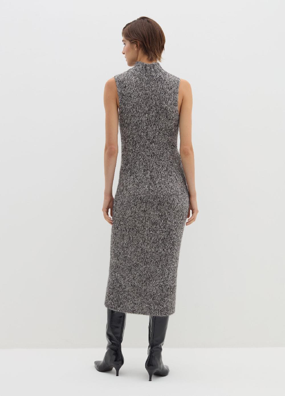 Stefanel Vestito lungo in maglia effetto mouline Black Friday
