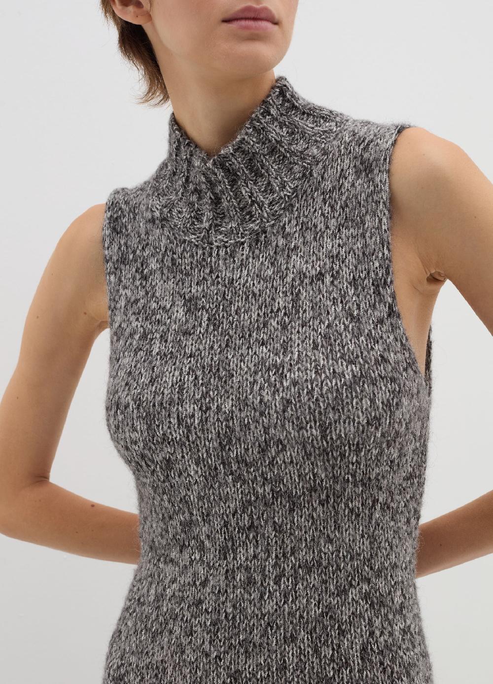 Stefanel Vestito lungo in maglia effetto mouline Black Friday