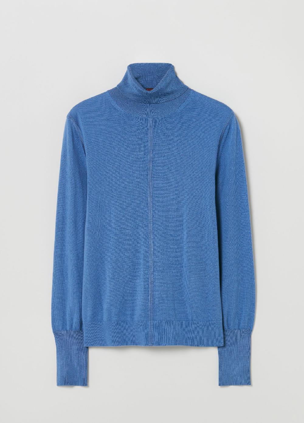 Stefanel Pullover in lana e seta a collo alto Negozio