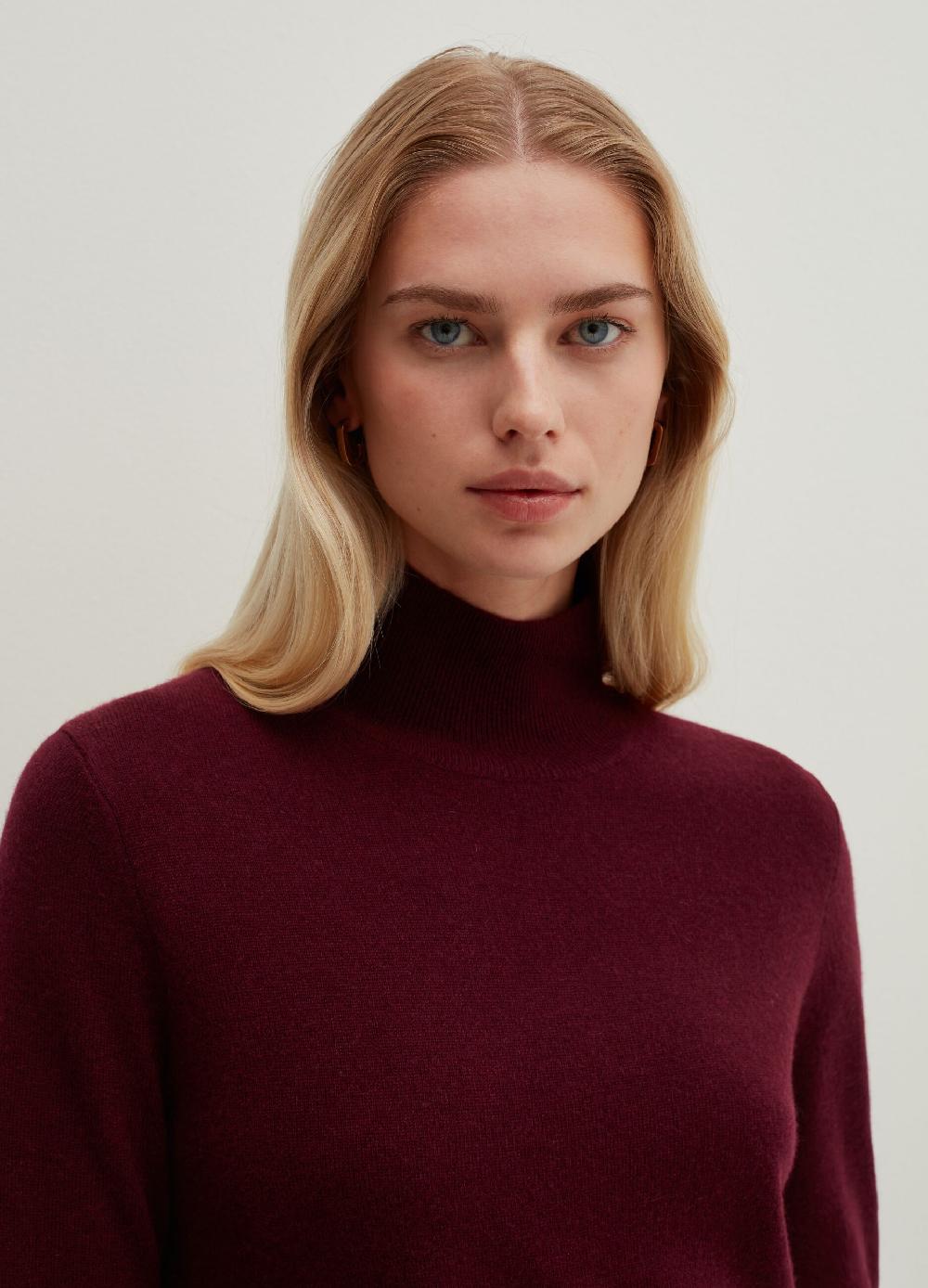 Stefanel Pullover in cashmere a collo alto Moda