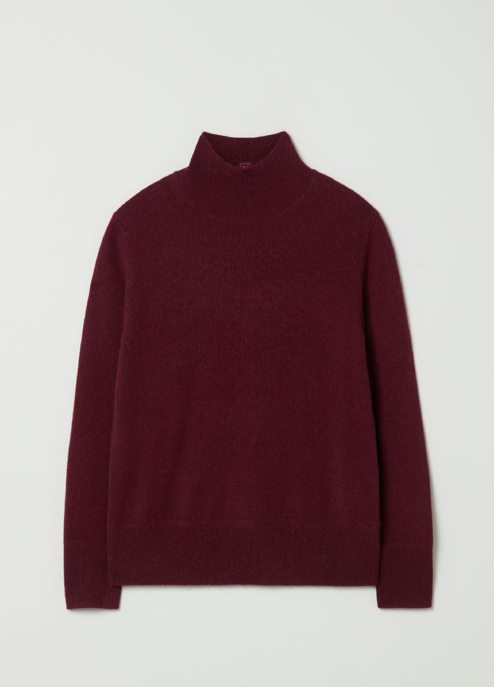 Stefanel Pullover in cashmere a collo alto Moda