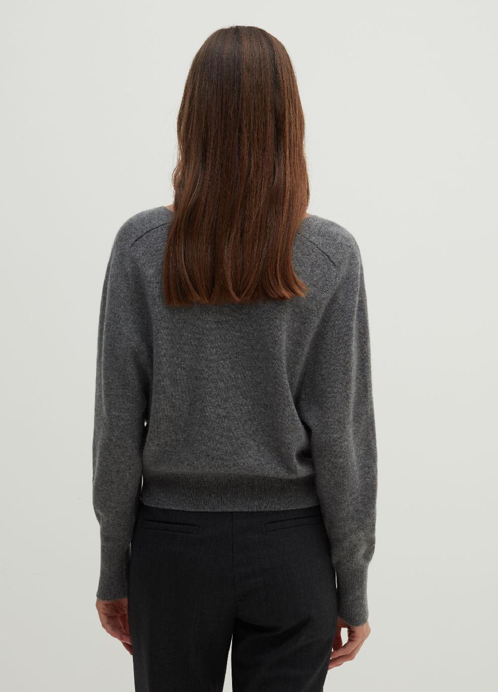 Stefanel Cardigan in cashmere con scollo a V Promozione
