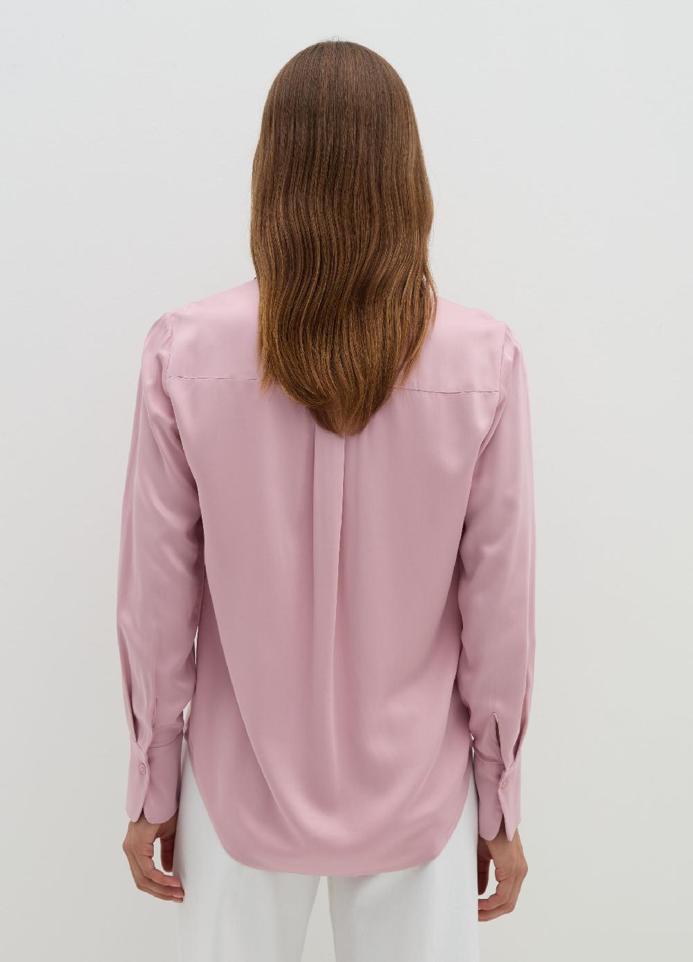 Stefanel Camicia in viscosa satin Consegna Veloce