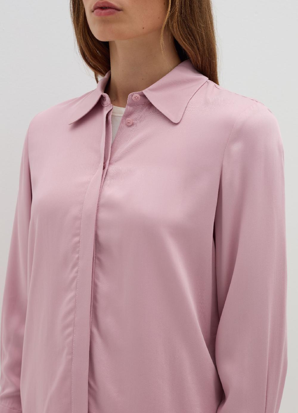 Stefanel Camicia in viscosa satin Consegna Veloce