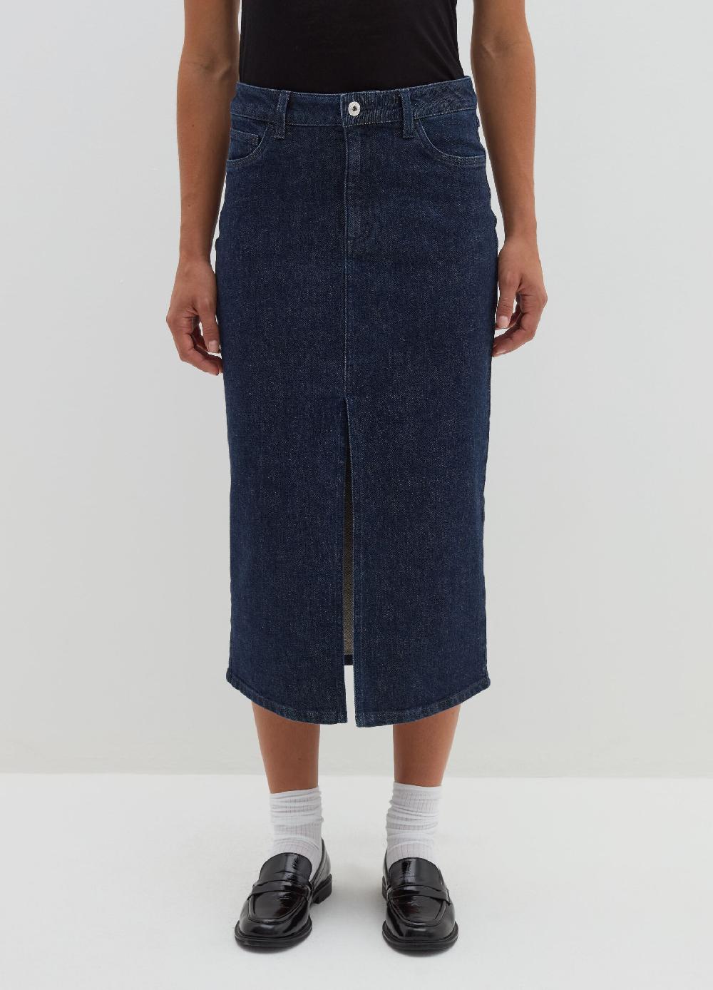 Stefanel Gonna lunga a tubo in denim Fino Al -60%