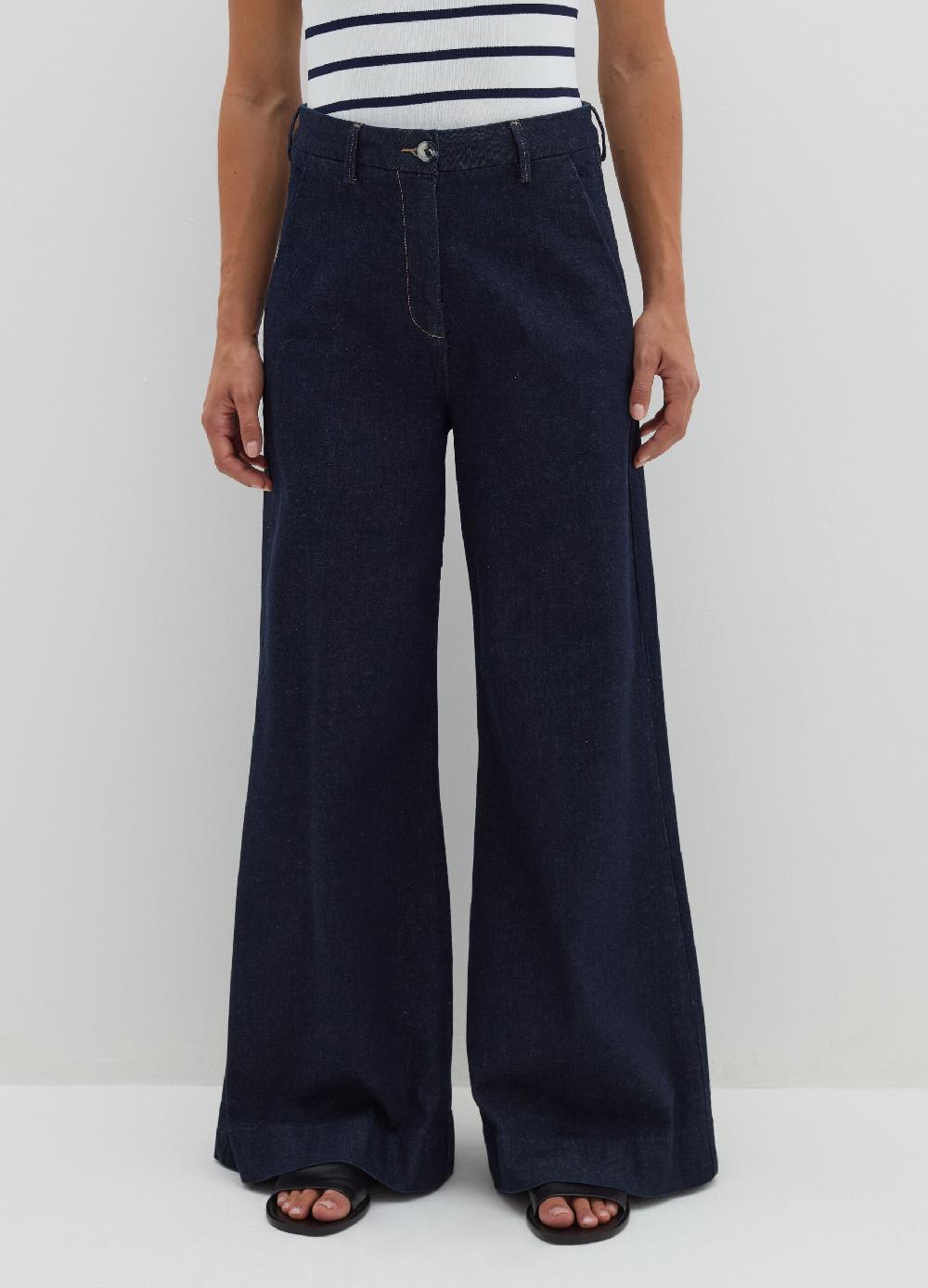 Stefanel Jeans a gamba larga Prezzo Ridotto