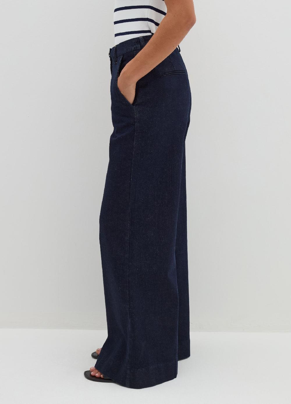 Stefanel Jeans a gamba larga Prezzo Ridotto