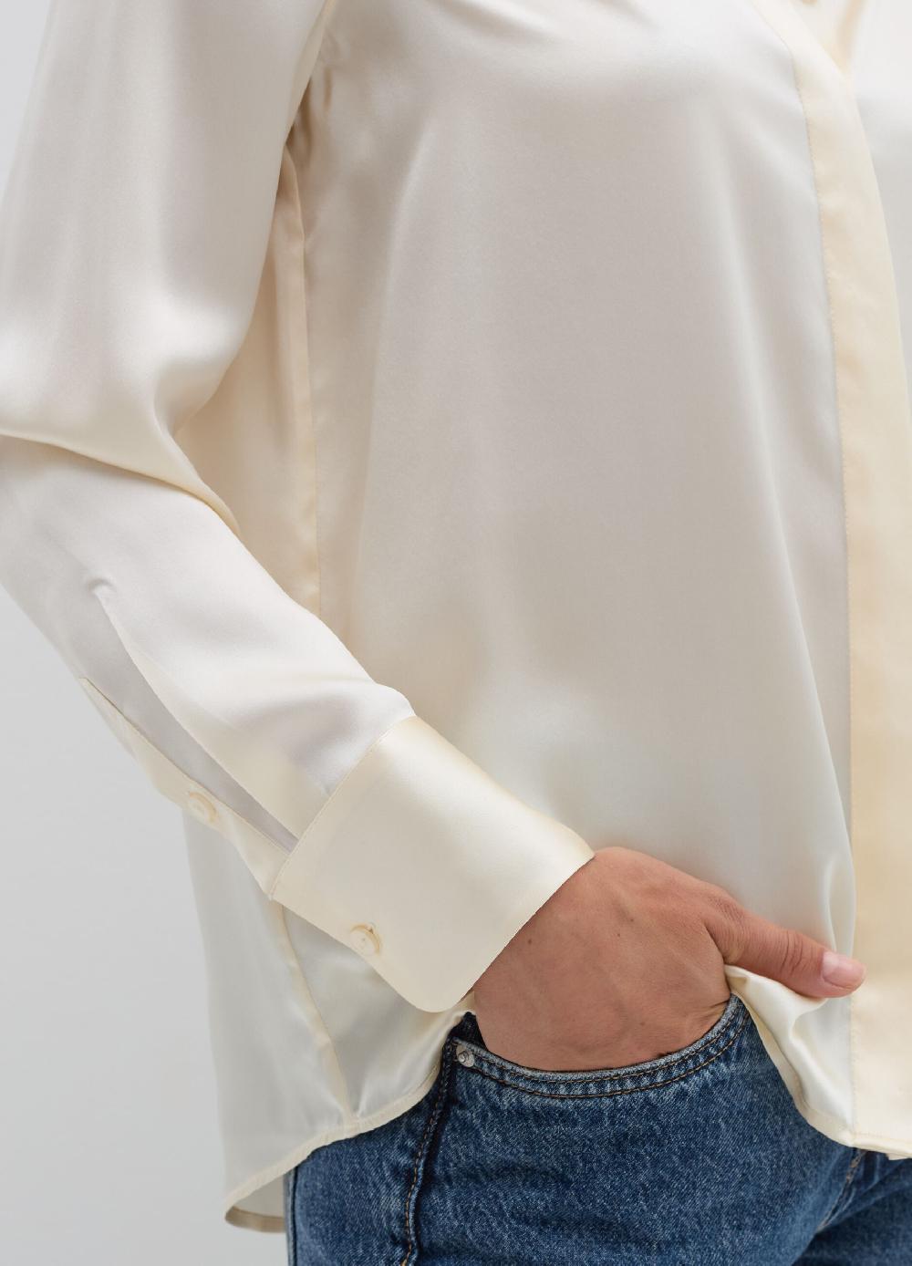 Stefanel Camicia in viscosa satin Outlet