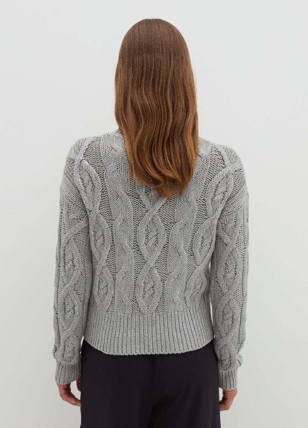 Stefanel Pullover a treccia in misto cotone Hotsell