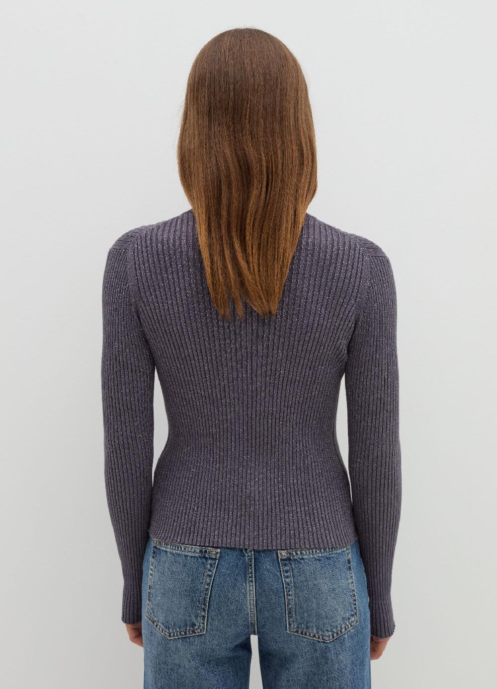 Stefanel Cardigan a costine full-zip Vendita Calda