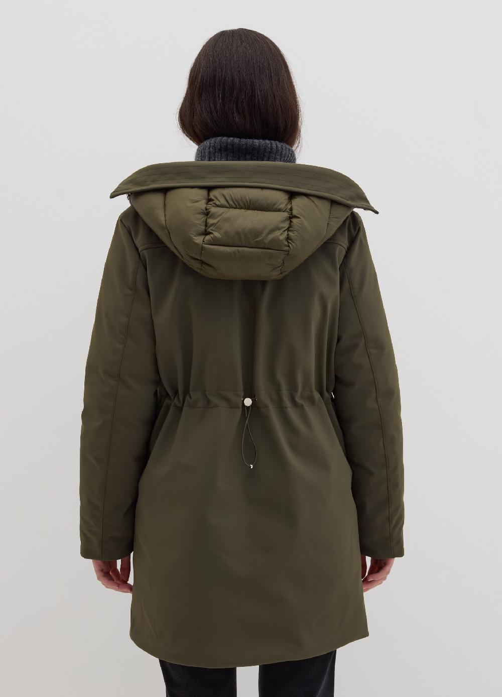 Stefanel Parka in tessuto tecnico con cappuccio Promozione