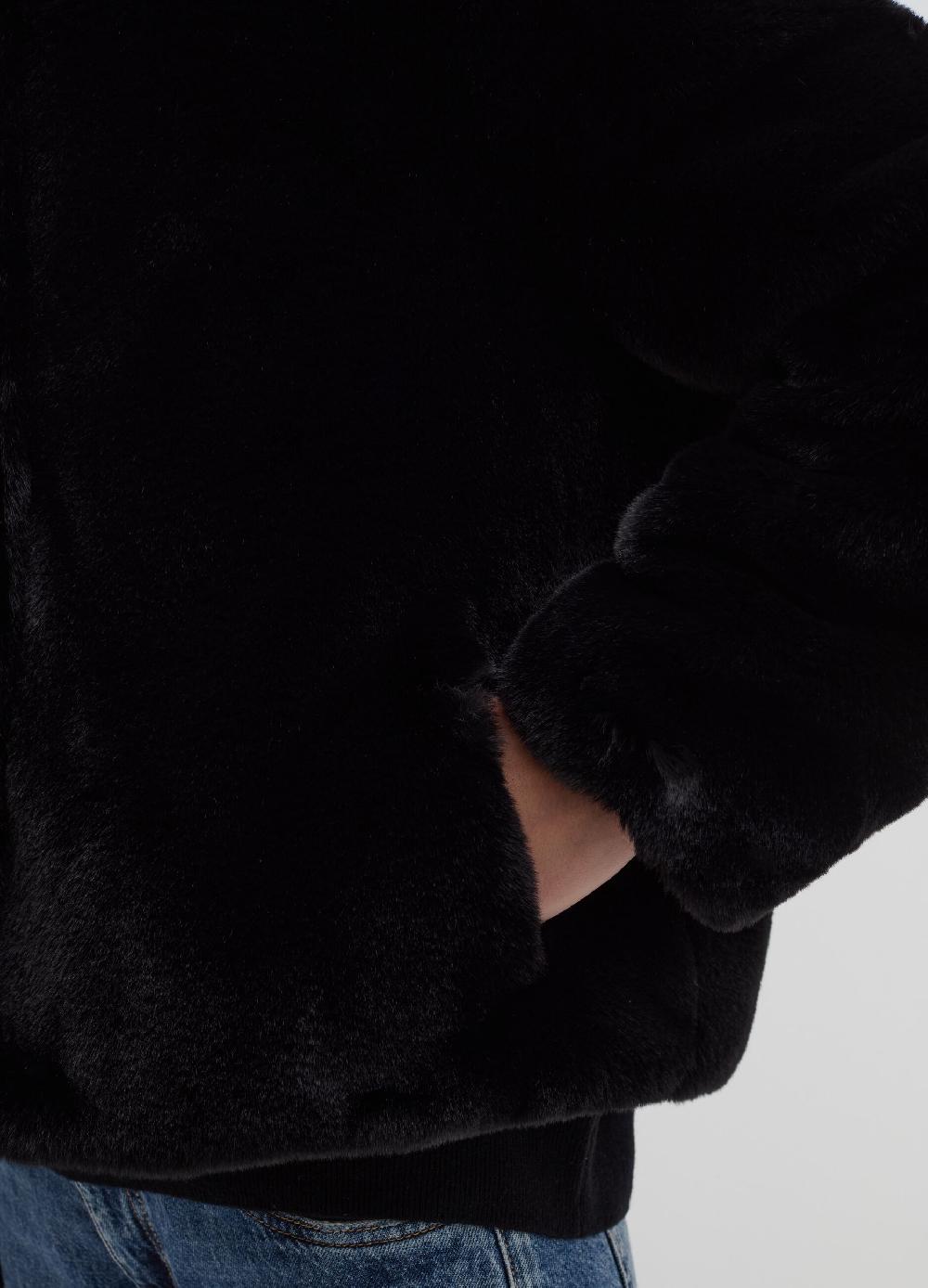 Stefanel Giacca corta teddy con cappuccio Negozi Online