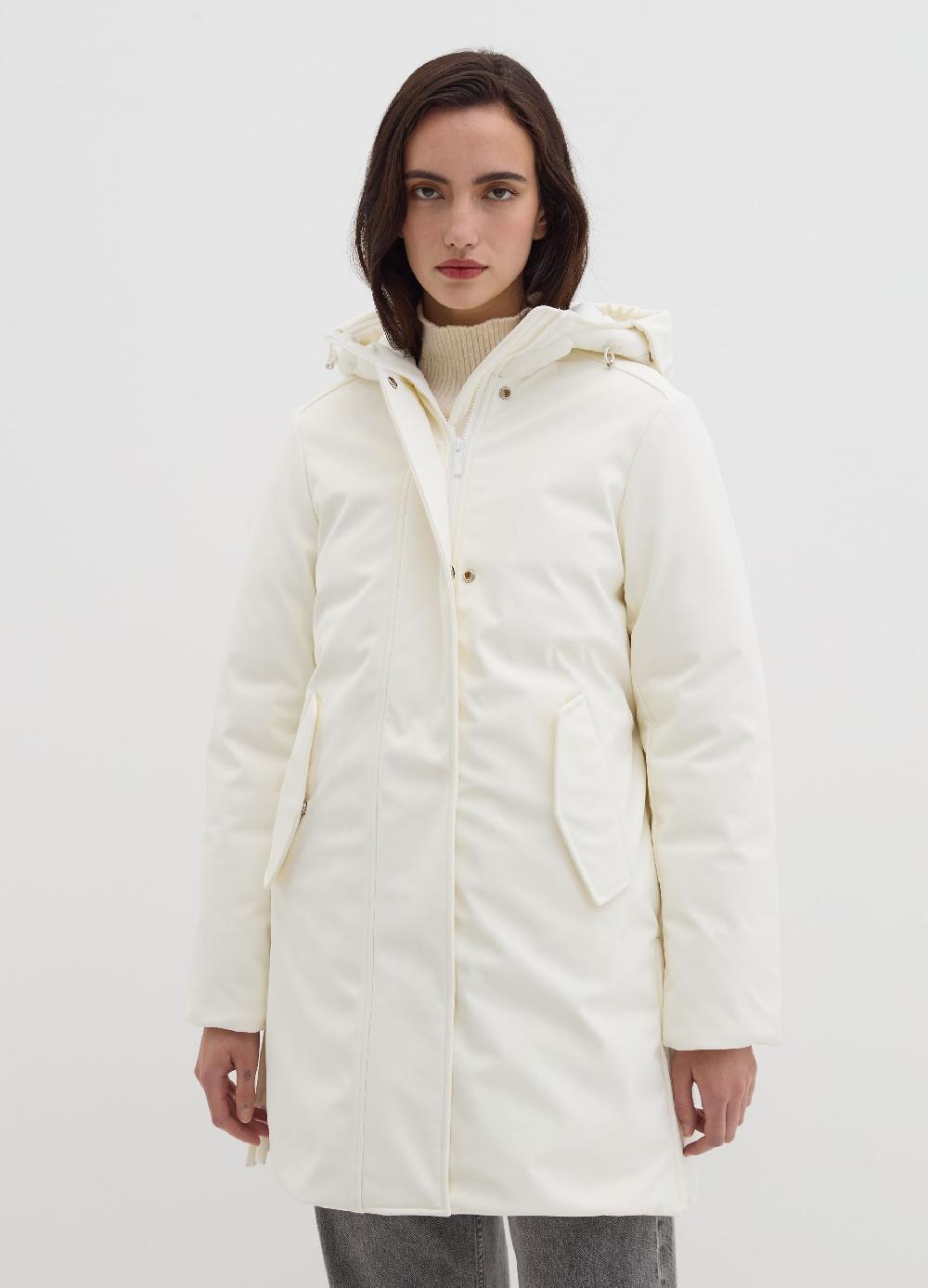 Stefanel Parka in tessuto tecnico con cappuccio Shopping Online