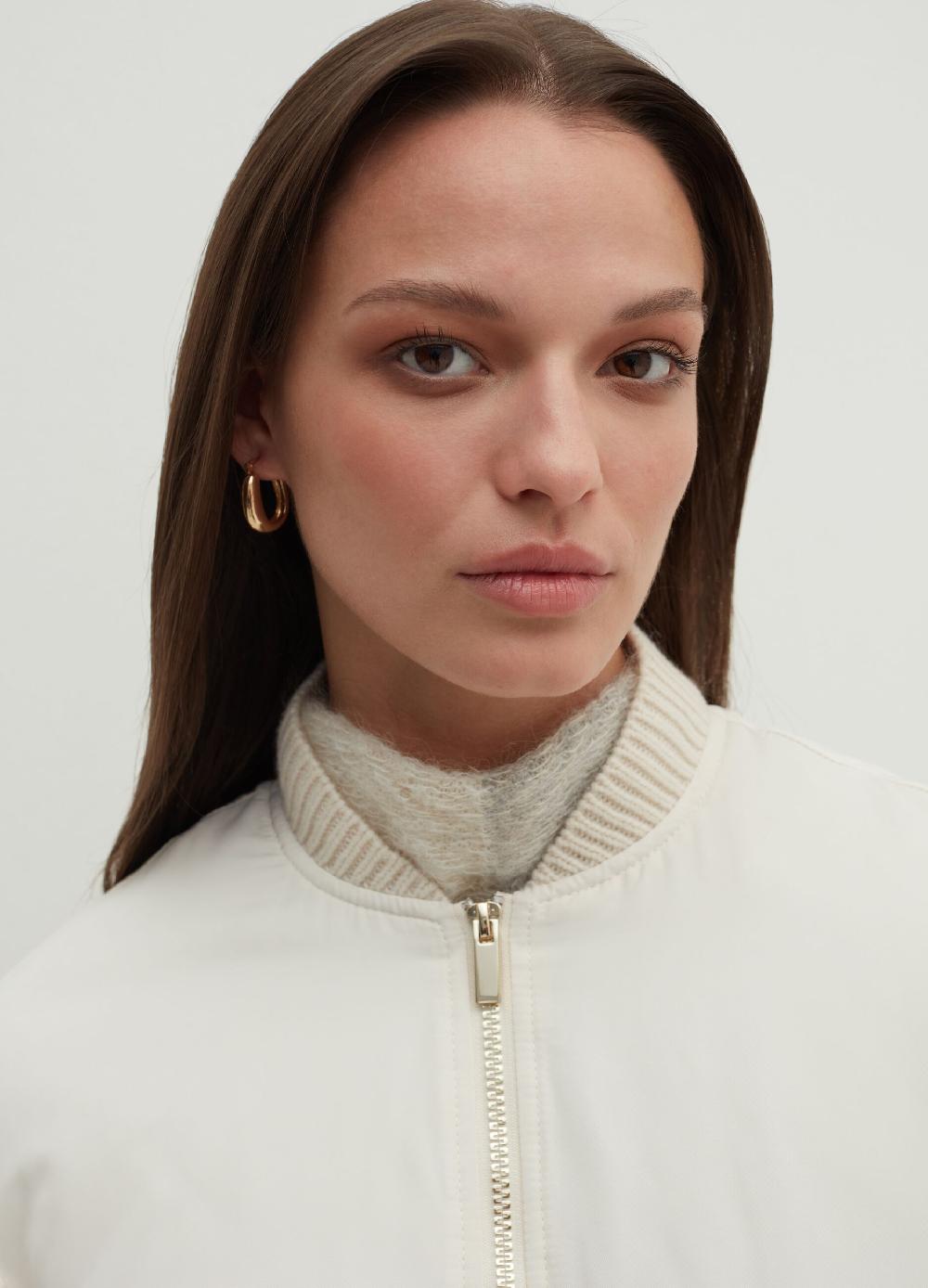 Stefanel Bomber oversize con maniche in maglia Sconto