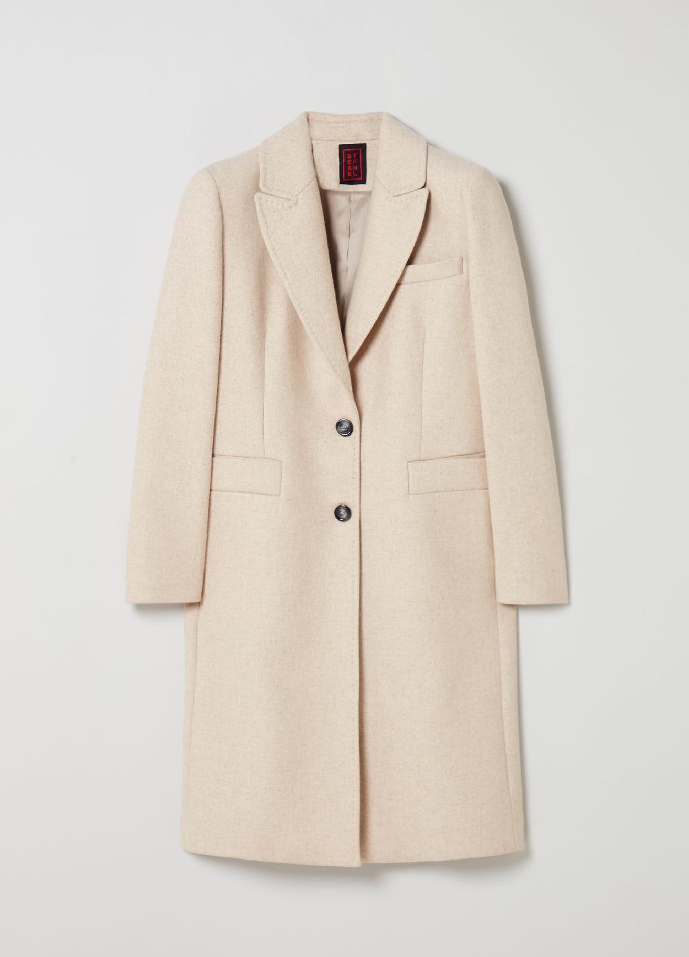Stefanel Cappotto lungo monopetto Saldi