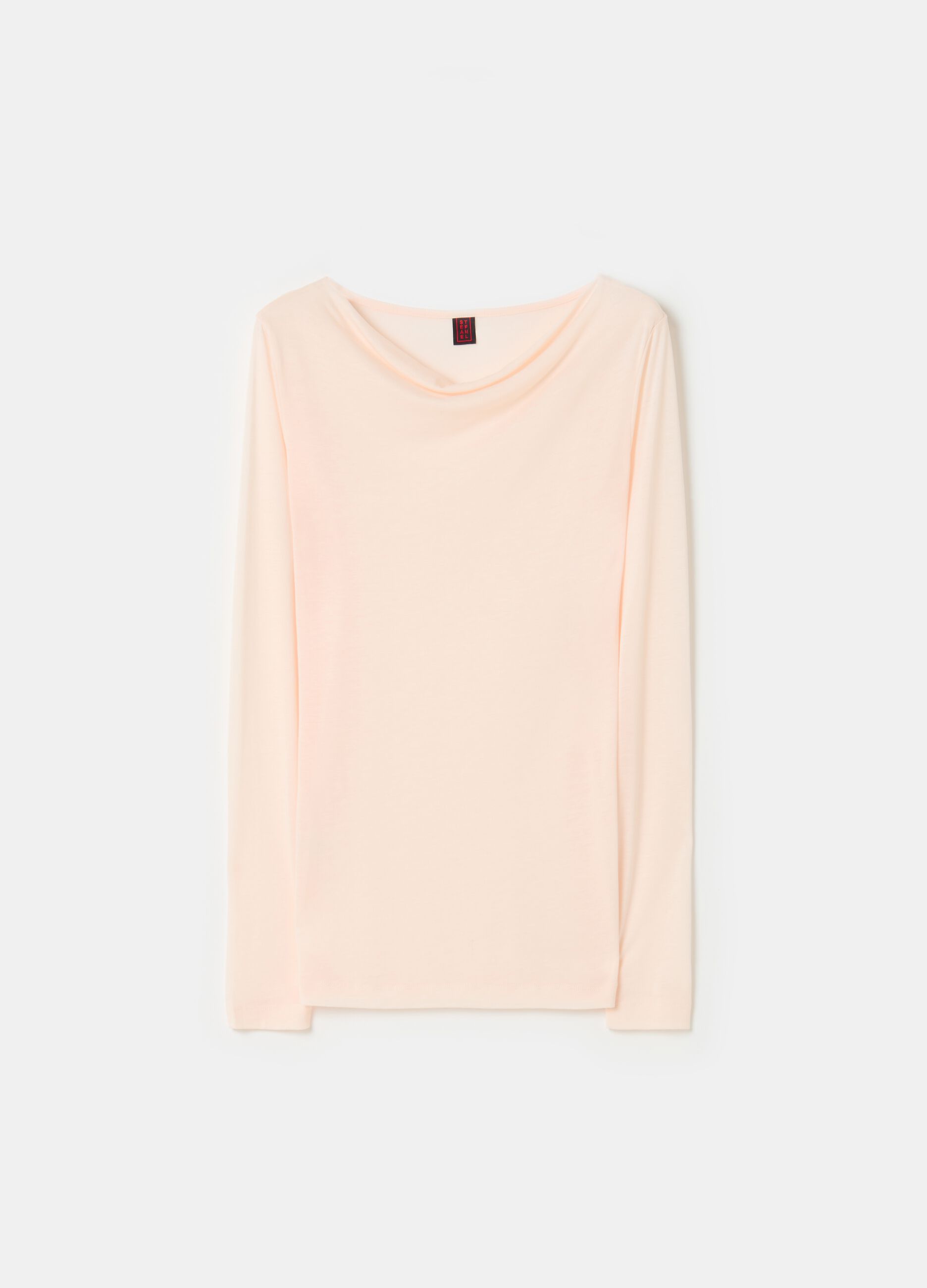Stefanel T-shirt a maniche lunghe in jersey 2025