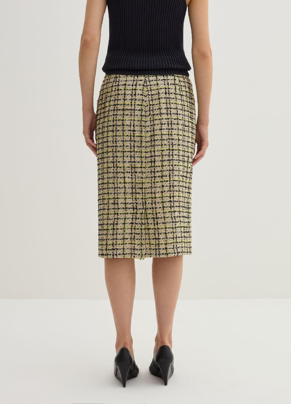 Stefanel Gonna midi a tubo in tweed 2025