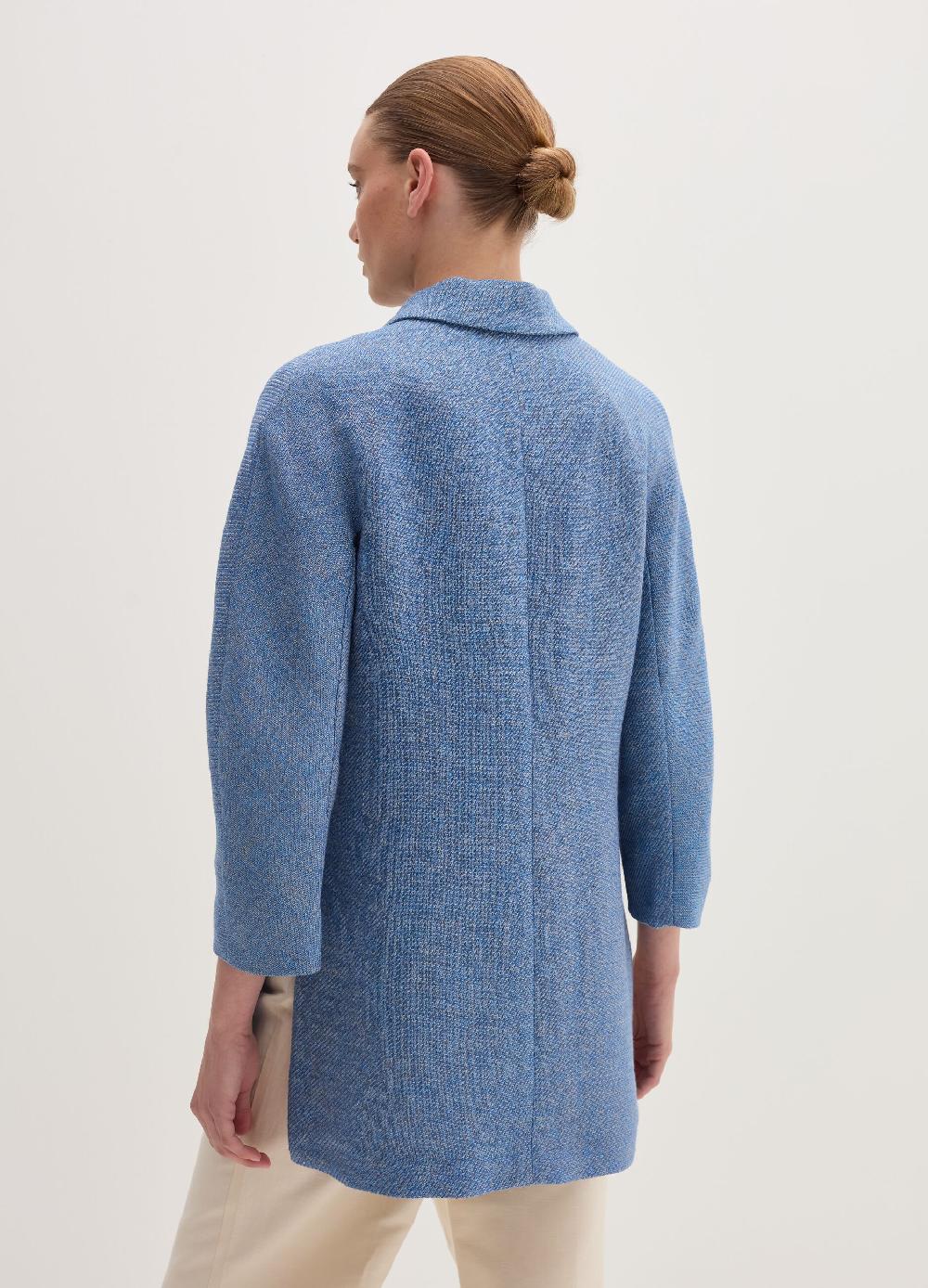 Stefanel Blazer doppiopetto con trama diagonale Pezzi Unici