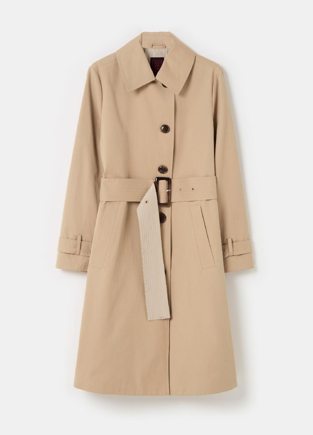 Stefanel Trench lungo con cintura Prezzo Ridotto