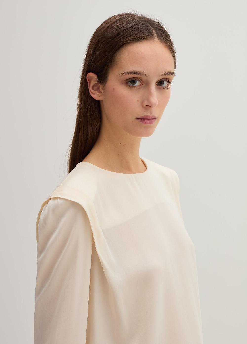 Stefanel Blusa in satin boxy fit Presa