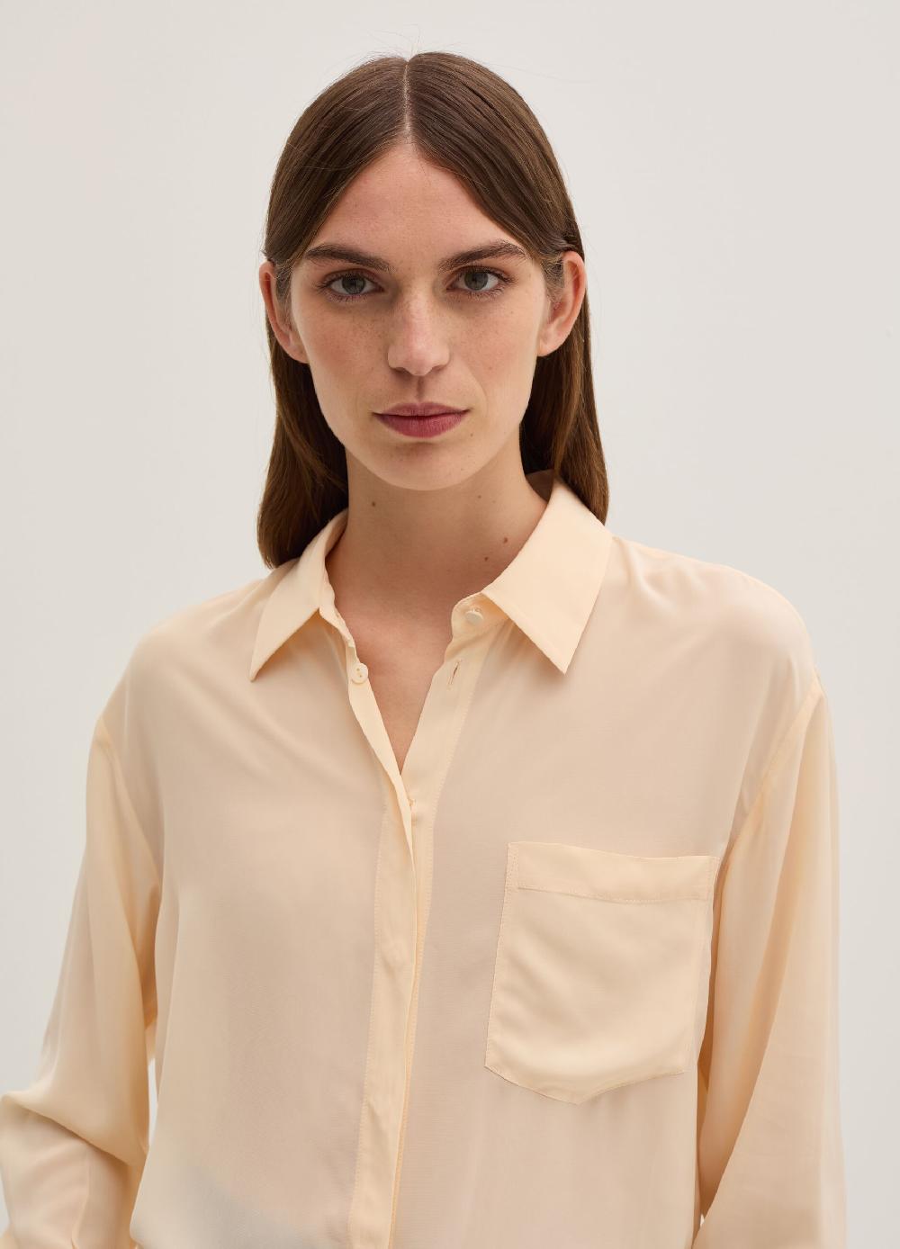 Stefanel Camicia in viscosa con tasca 2025