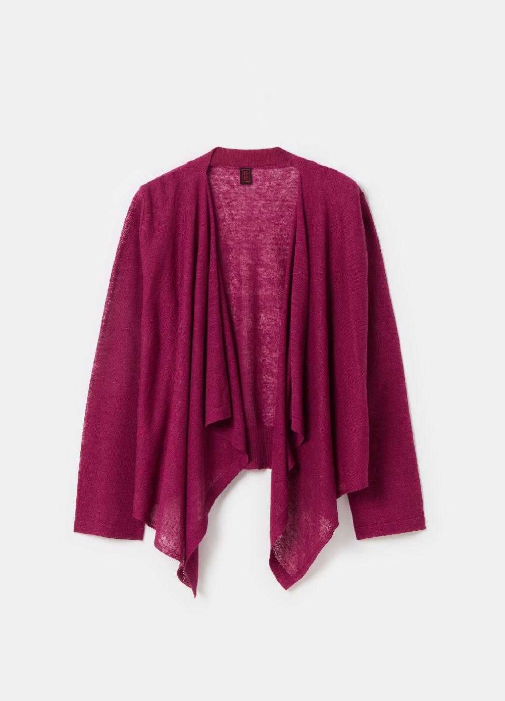 Stefanel Cardigan aperto in misto lino Novità