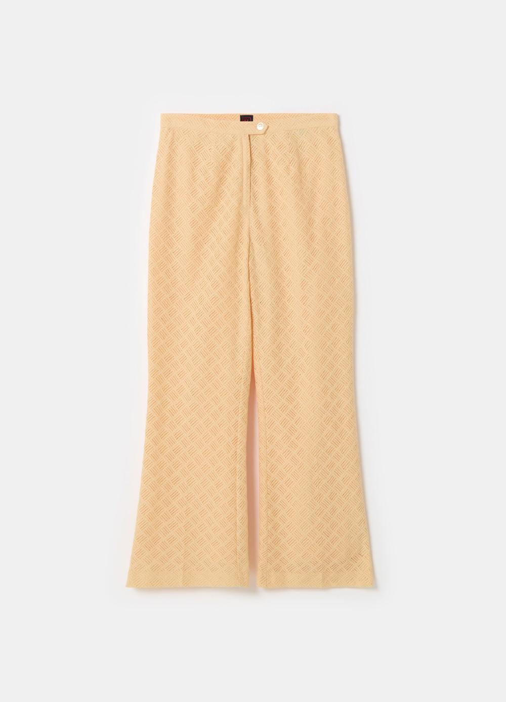 Stefanel Pantalone flare fit con motivo geometrico Presa