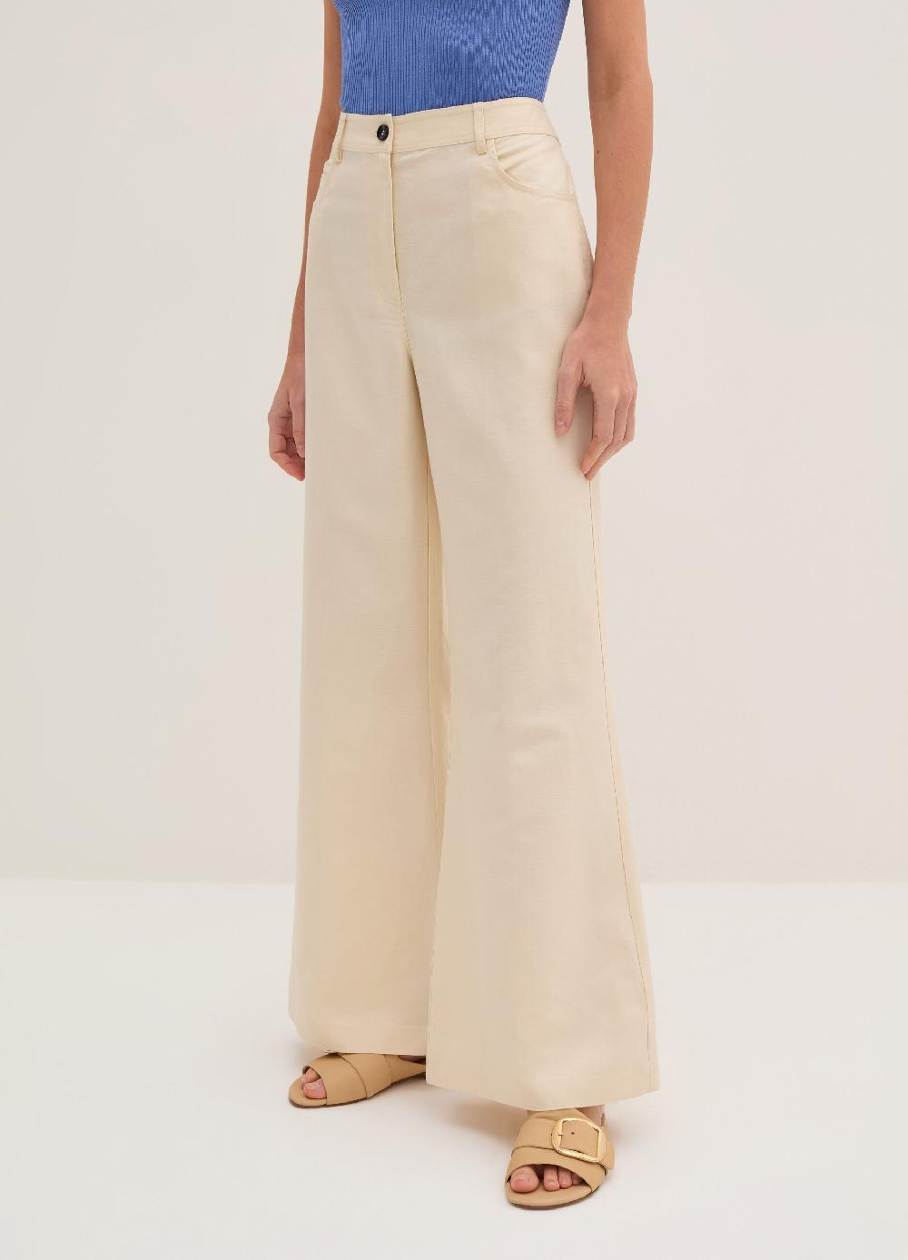 Stefanel Pantalone flare fit a vita alta Economico