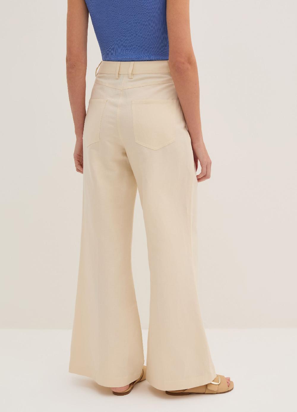 Stefanel Pantalone flare fit a vita alta Economico