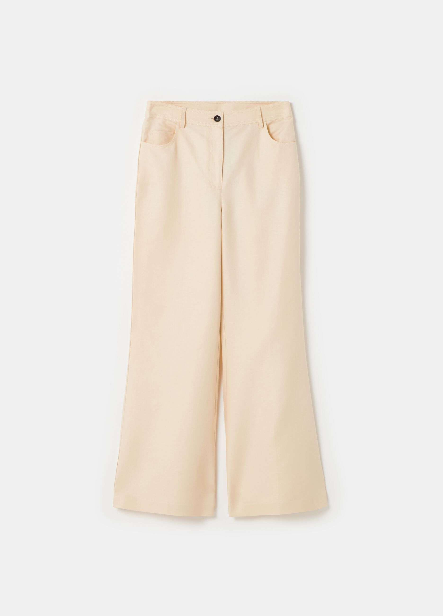Stefanel Pantalone flare fit a vita alta Economico