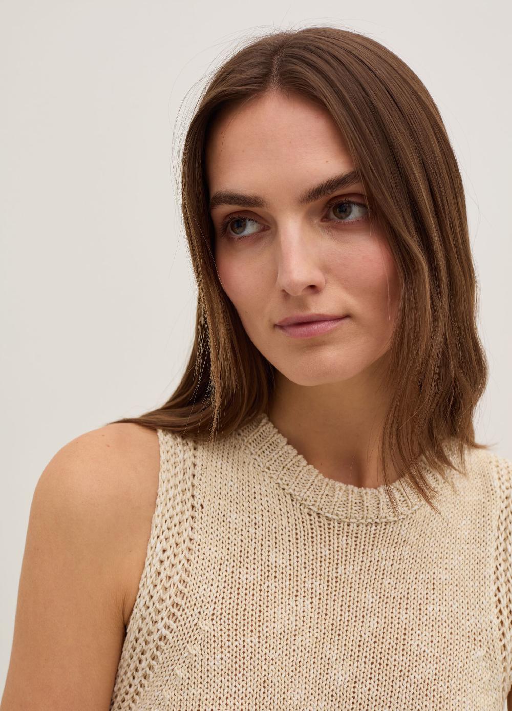 Stefanel Vestito midi con spacco e bottoni Online