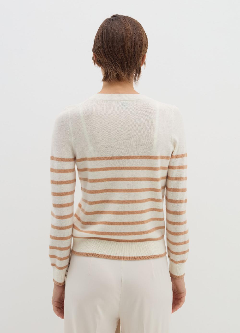 Stefanel Pullover a righe in lana cardata Negozio