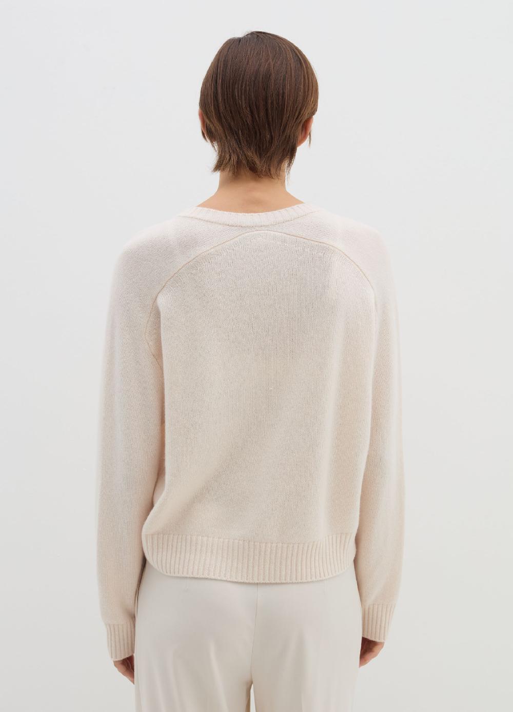 Stefanel Pullover in cashmere con scollo a V Moda