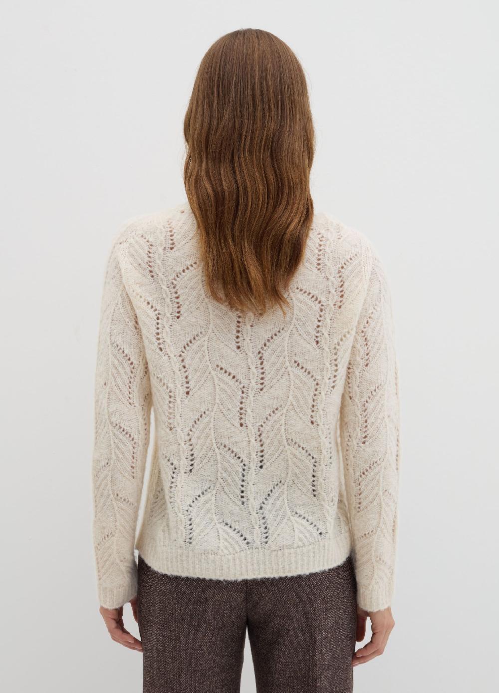 Stefanel Pullover con motivo traforato Italy