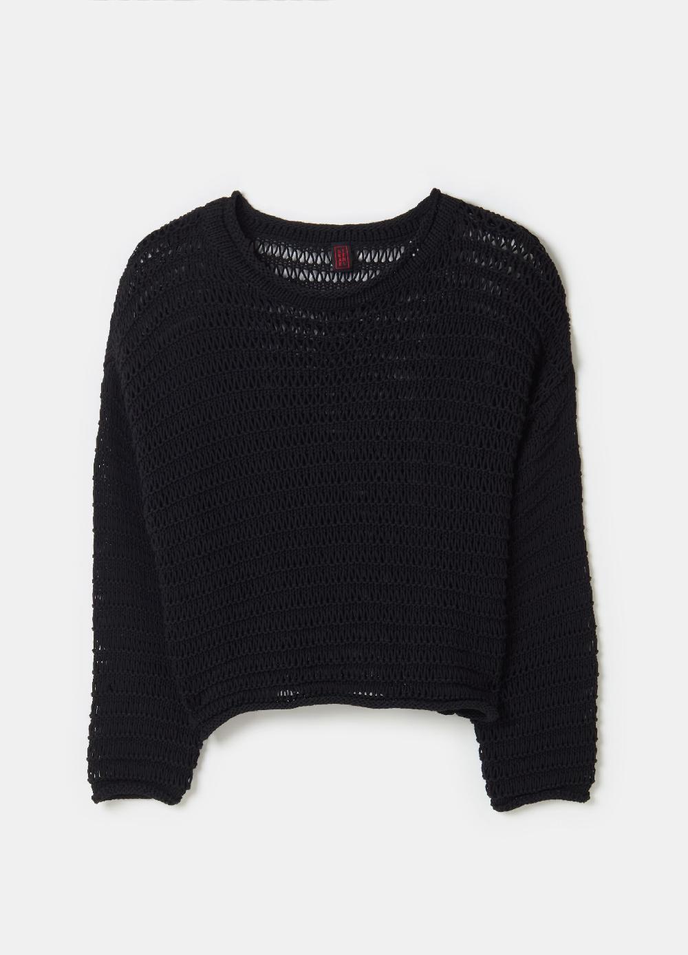 Stefanel Maglia in cordonetto a coste Vendita