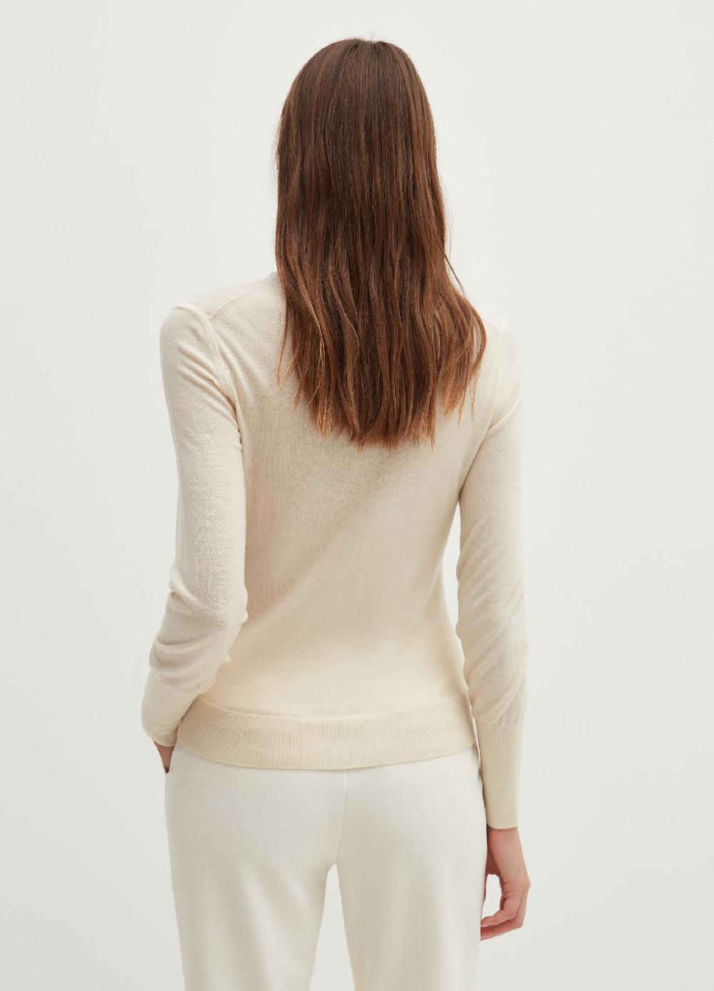 Stefanel Pullover in lana e seta a collo alto Promozione