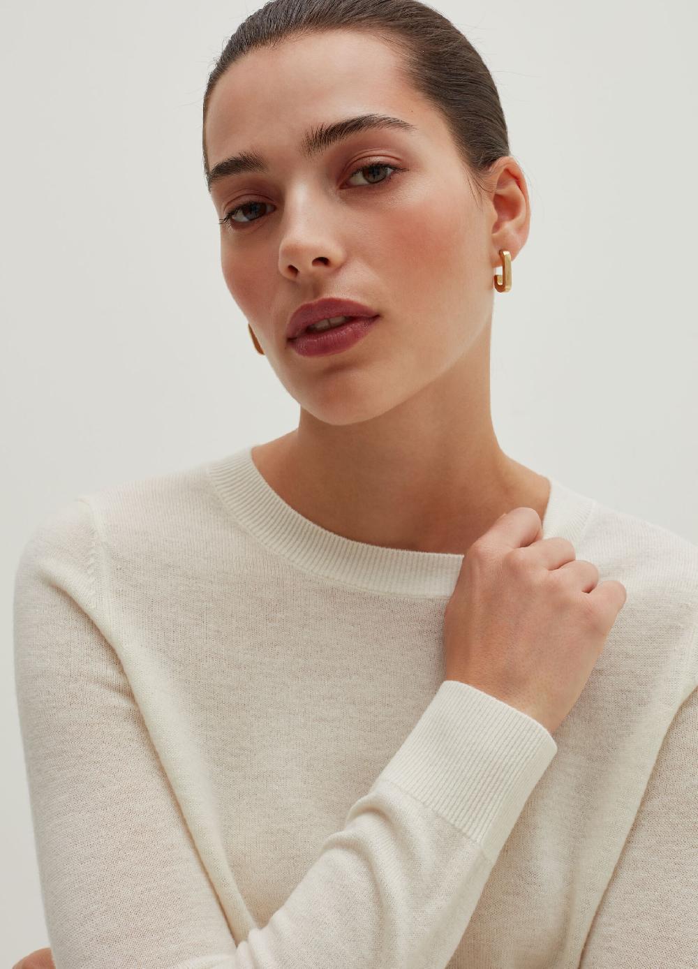 Stefanel Pullover girocollo in lana Soddisfazione Garantita