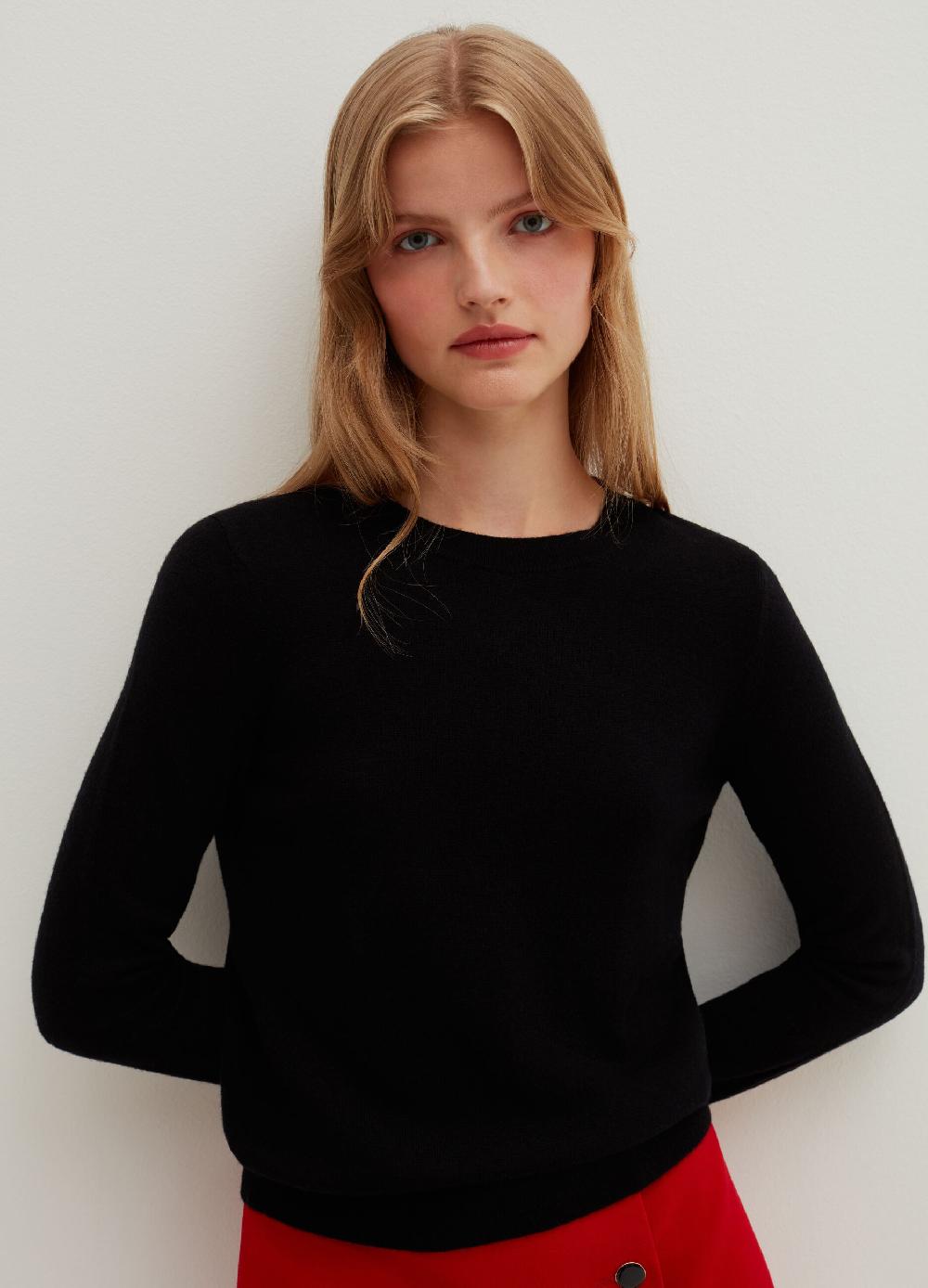 Stefanel Pullover girocollo in lana Online