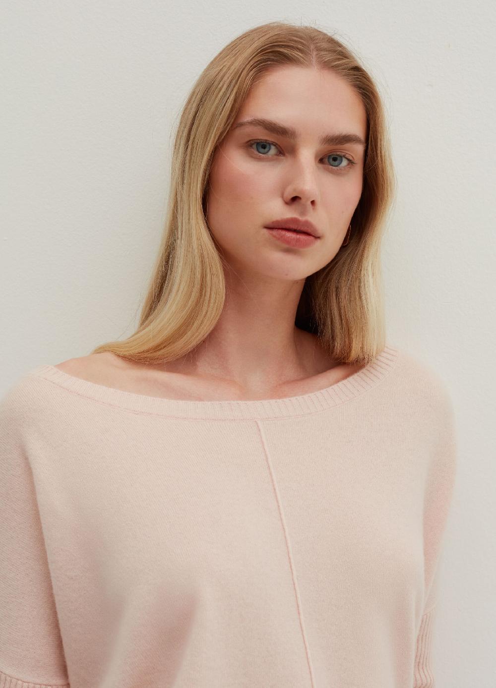Stefanel Pullover in cashmere scollo a barca Saldi