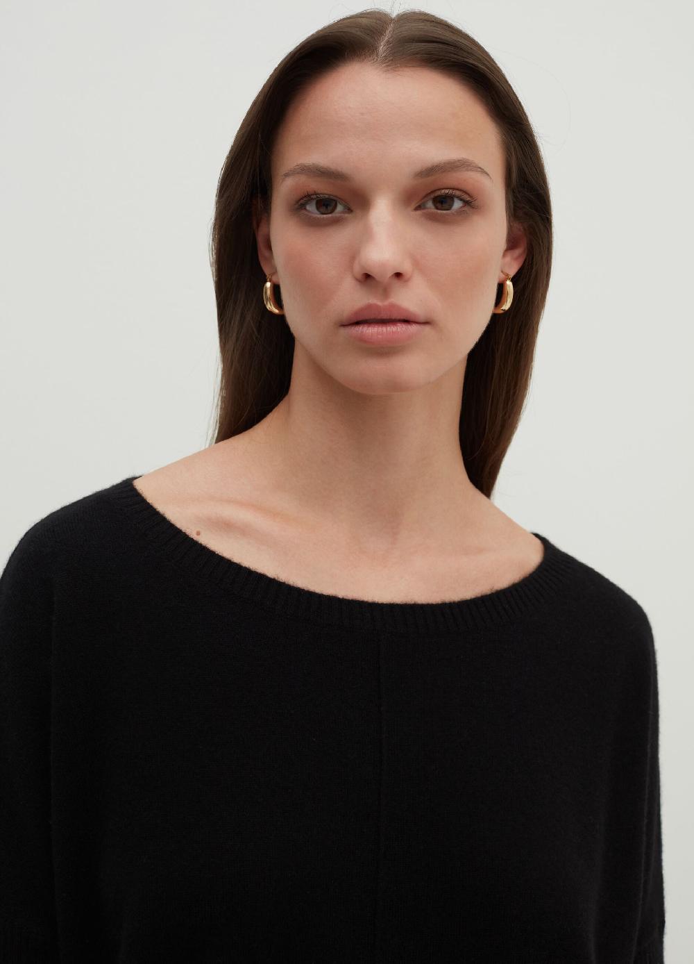 Stefanel Pullover in cashmere scollo a barca Offerte