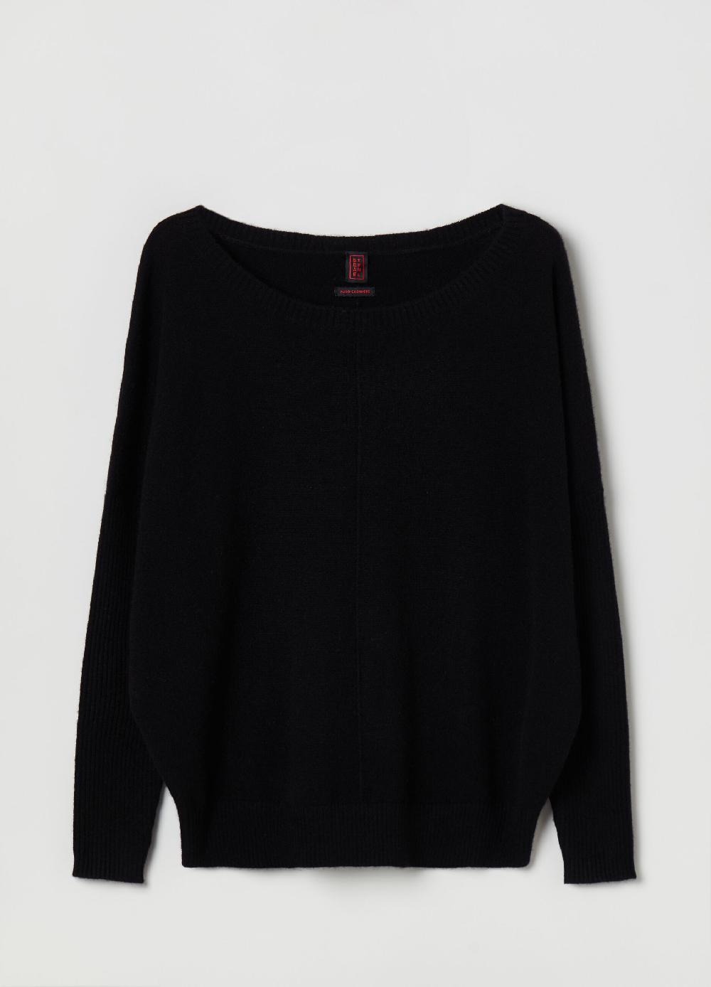 Stefanel Pullover in cashmere scollo a barca Offerte