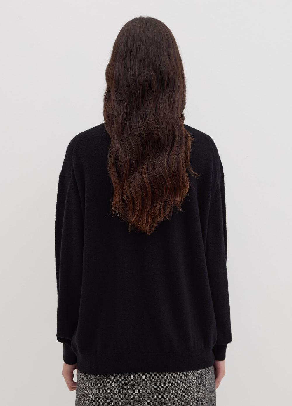 Stefanel Pullover in lana cardata a collo alto Negozio online di fabbrica
