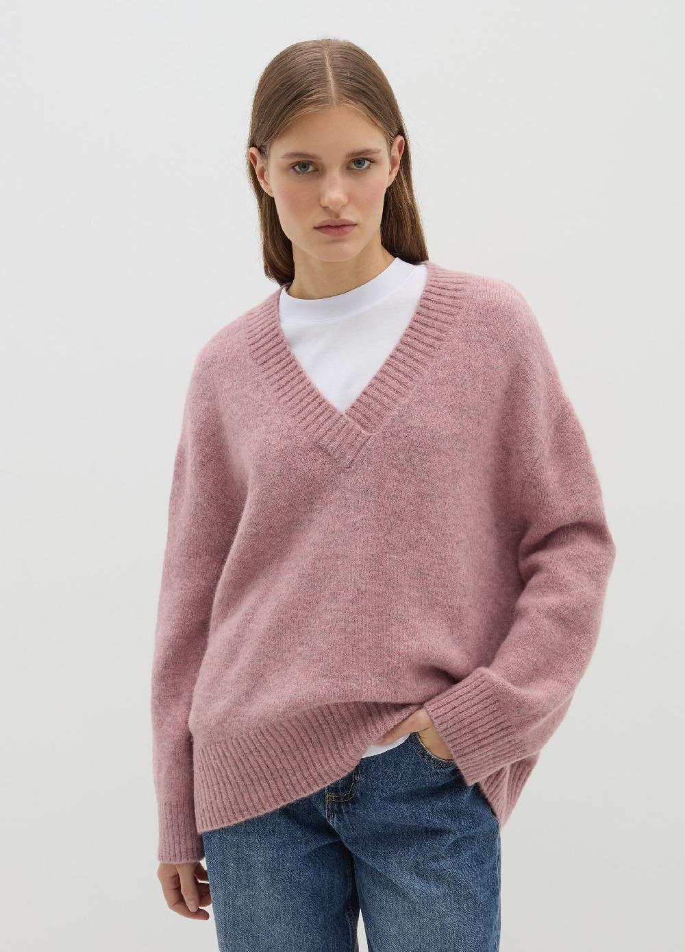 Stefanel Pullover oversize con scollo a V Offerta esclusiva