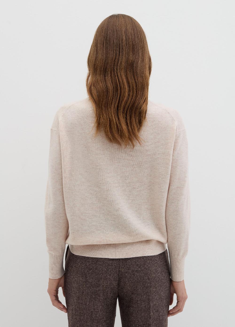 Stefanel Pullover girocollo in lana cardata Vendite stagionali