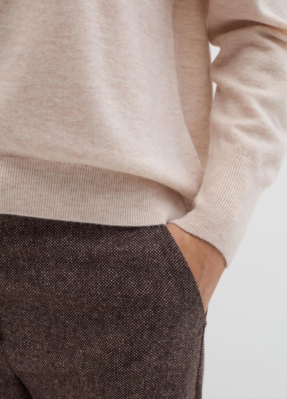 Stefanel Pullover girocollo in lana cardata Vendite stagionali