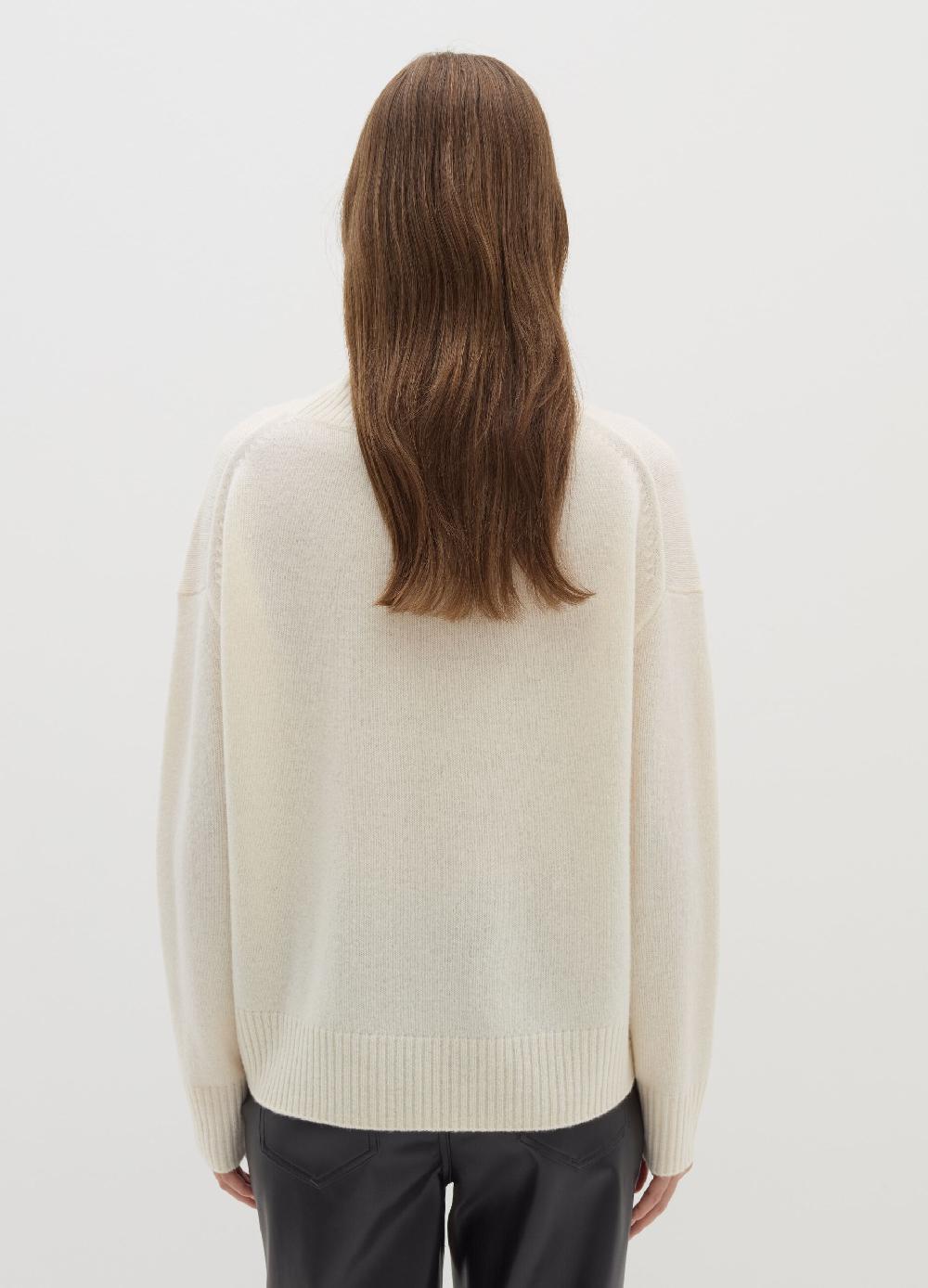 Stefanel Pullover in lana cardata a collo alto Black Friday