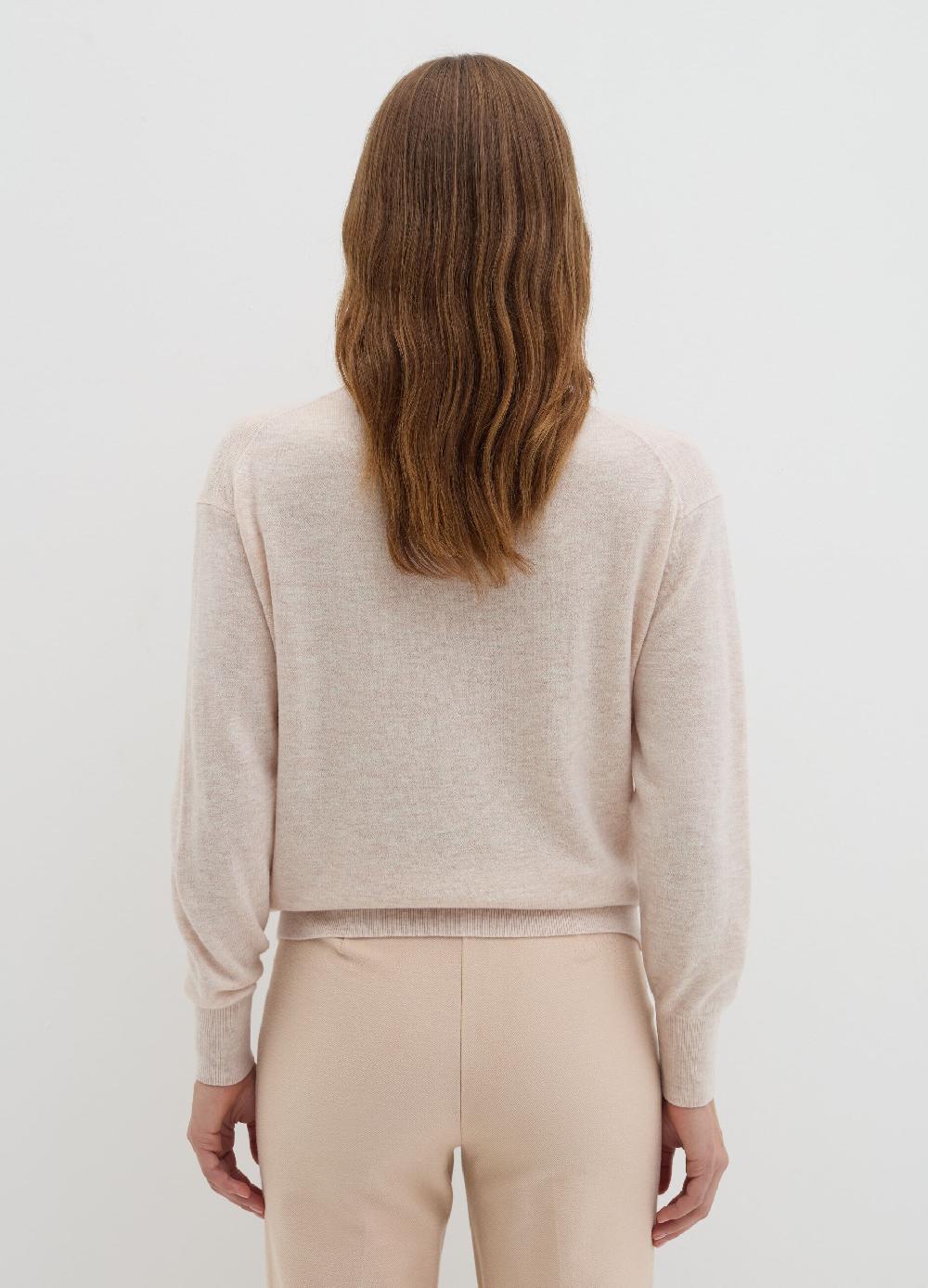 Stefanel Pullover in lana cardata a collo alto Offerta Giorno del Papà