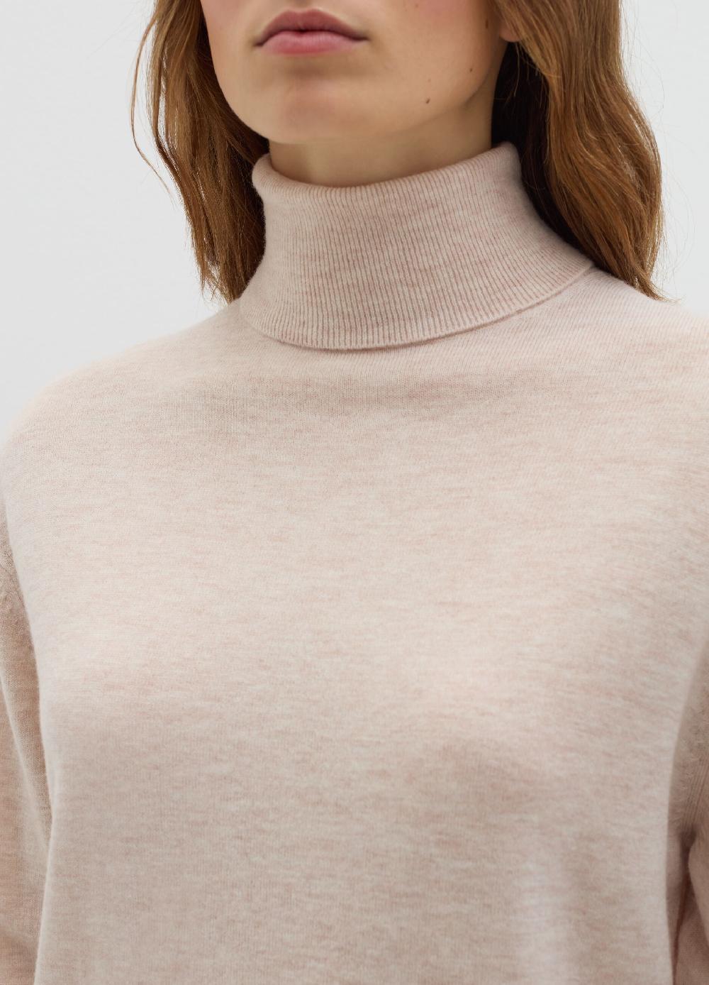 Stefanel Pullover in lana cardata a collo alto Offerta Giorno del Papà
